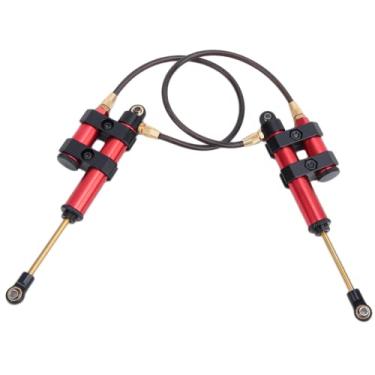 Imagem de Tgoon RC, amortecedor de metal leve RC para carro amortecedor, reduz a vibração para carro RC 1/10 (vermelho, 100 m)