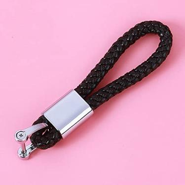 Imagem de YJADHU Porta-chaves de TPU macio masculino feminino chaveiro capa de chave de carro, apto para Audi C6 A7 A8 R8 A1 A3 A4 A5 Q7 A6 C5, chaveiro preto