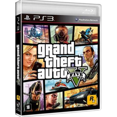 Grand Theft Auto V - GTA V - GTA 5 PS3 - Game Games - Loja de Games Online