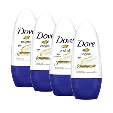 Imagem de Kit 4 Desodorantes Dove Antitranspirante Roll On Original 50ml