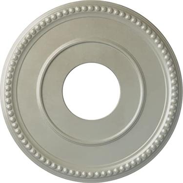 Imagem de Ekena Millwork Medalhão de teto Bradford CM12BRFCS 12-1/5.1 cm x 3-7/20.3 cm x 3/10.2 cm, cobre flash