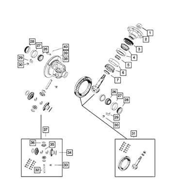 Imagem de Engrenagem de pinhão para arruela Mopar T - 3507641