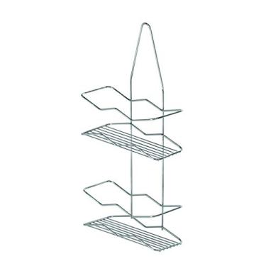 Imagem de Porta Shampoo e Sabonete Duplo Suporte de Registro sem Furo Cromado