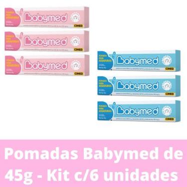 Imagem de Babymed 2 Kits C/3 Pomadas Para Prevenção E Para Assadura Cimed 45G