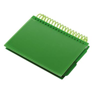 Imagem de Oxford Cartões de índice espiral com capa de poliéster, 7,6 cm x 12,7 cm, pautados, cartões brancos, cor da capa pode variar, 50 cartões/livro (73138)