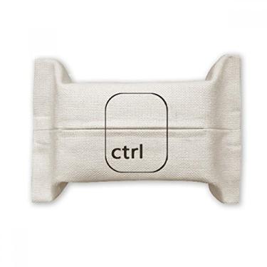 Imagem de Bolsa de linho de algodão com símbolo de teclado Ctrl