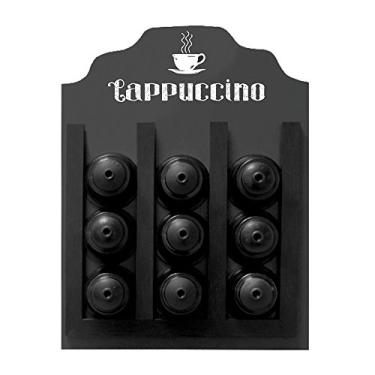 Imagem de Porta-Cápsula Dolce Gusto Cappuccino Kapos Preta 23X30