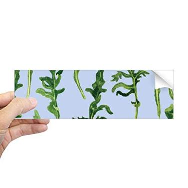 Imagem de Adesivo retangular de para-choque, folhas de samambaia