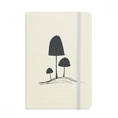 Imagem de Caderno de ilustração de cogumelo com desenho fofo oficial de tecido rígido diário clássico