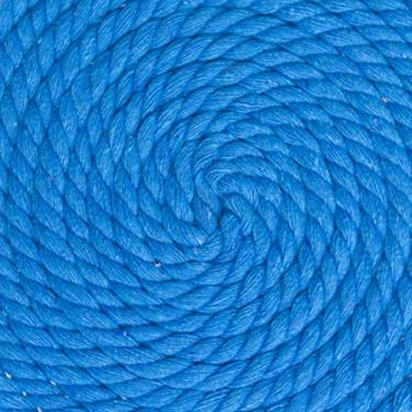 Imagem de Corda de algodão trançado natural West Coast Paracord – Corda artesanal – Corda tripla super macia e forte para esportes, decoração, artesanato, macramê, uso interno (3,5 cm x 1,8 m, azul claro)