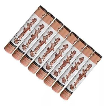 Imagem de Kit Com 8 Lança Confetes De Papel Metalizado Ou Coloridos (Picado Rose Gold)