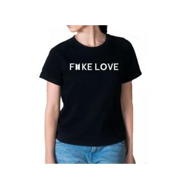 Imagem de Camiseta Bts Fake Love Camisa K-Pop - If Camisas