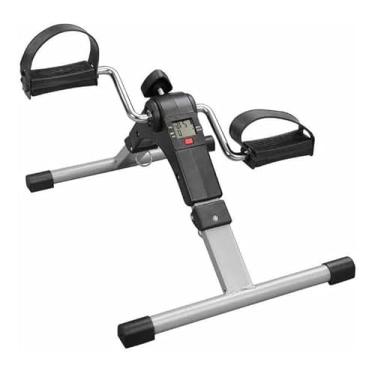 Imagem de Mini Bicicleta Ergométrica Dobrável para Pernas e Braços – Exercitador Portátil com Resistência Ajustável e Tela LCD – Fisioterapia e Reabilitação