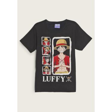 Imagem de Infantil - Camiseta Brandili One Piece Preta Brandili 36074 menino