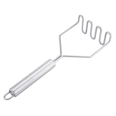 Imagem de Espremedor De Batata, Espremedor De Batata Em Aço Inoxidável, Espremedor De Purê De Batata Com Alça, Triturador De Lama Vegetal, Utensílios De Cozinha Para Prensar Frutas De Feijão Vegetal E Outros Al