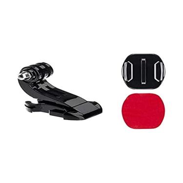 Imagem de f32 Suporte Para Capacete Com Adesivo 3M Para Câmeras GoPro
