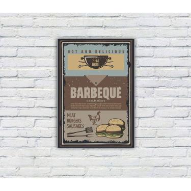 Imagem de Placa Decorativa MDF Cantinho do Churrasco 06