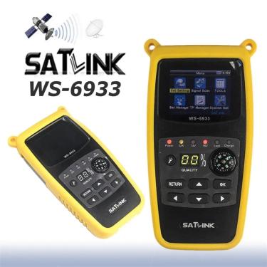 Imagem de Satlink WS-6933 localizador de satélite localizador medidor DVB-S2 ws 6933 melhor WS-5150 6916 6906