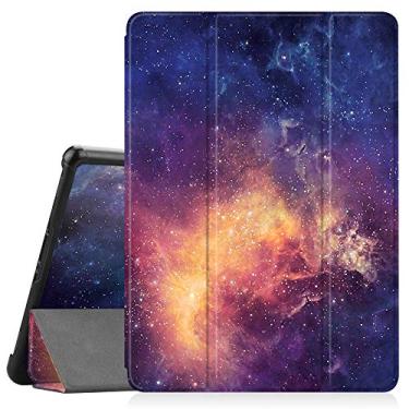 Imagem de Fintie Capa fina para Samsung Galaxy Tab S4 10.5 2018 com suporte para caneta S, capa de suporte ultra fina com três dobras e hibernação automática para Samsung Tab S4 Tablet de 10,5 polegadas SM-T830