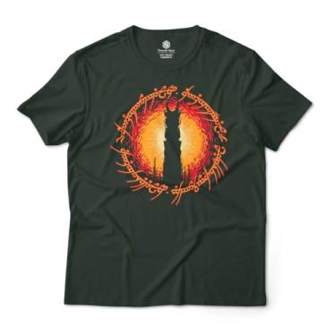 Imagem de Camiseta Unissex Mordor Ring O Senhor dos Anéis (BR, Alfa, M, Regular, Verde Musgo)