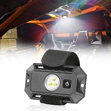 Imagem de Niking Auto Luz LED Dome UTV Luz Interior Universal Roll Bar Mount Dome Light Utility Roll Cage Light Luz de Leitura de Carro Luz de Trabalho de Cortesia para Carrinho de Golfe UTV ATV Polaris RZR