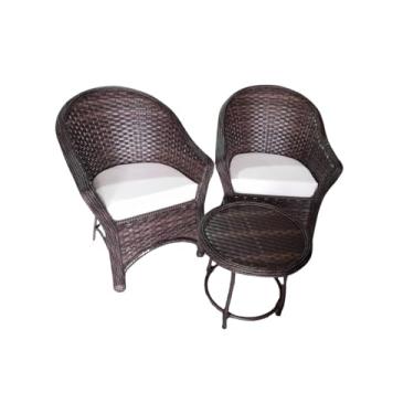 Imagem de Jogo 2 Poltronas 1 Mesa Centro D Área Externa Fibra Sitética