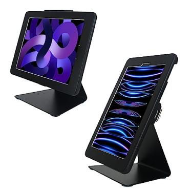 Imagem de DDSHOW Suporte de quiosque de segurança antifurto de mesa para iPad Pro de 11 polegadas e iPad Air 5 de 11 polegadas (2022), iPad Air 4 (2020), excluindo iPad 2022 de 11 polegadas, com trava e chave,