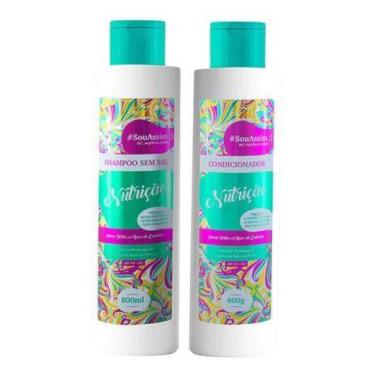 Imagem de Kit Sou Assim Shampoo E Condicionador Nutrição - Alpha Line - Anita