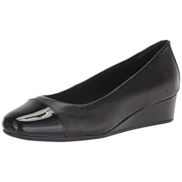 Imagem de Easy Spirit Sapato feminino Gracey Low Wedge, Preto 001, 42