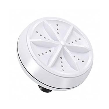 Imagem de Mini Maquina Lava Roupas Panos no Balde USB Portatil Lavadoura Rotativo