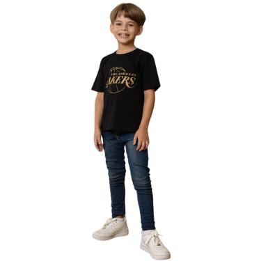 Imagem de Camiseta Nba Juvenil Unissex Los Angeles Lakers Nomad