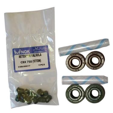 Imagem de Kit 16 Retentores De Válvula Nqk Cbx 750 Galo
