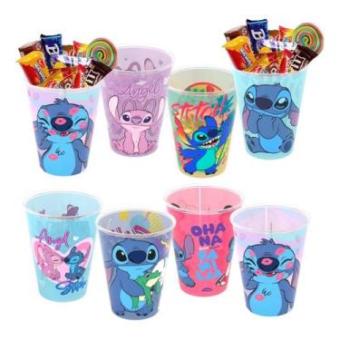 Imagem de 8 Copos Stitch Decoração Festa Infantil Lembrancinha Doces - Plasútil