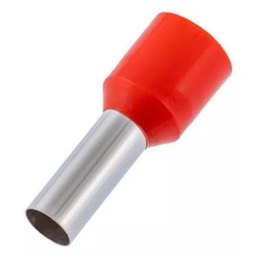 Imagem de Terminal Pré - Isolado Pino 10mm Vermelho - Import