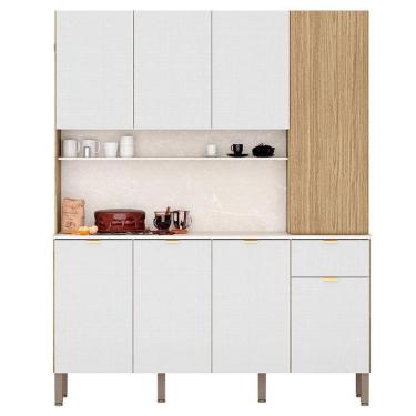 Imagem de Kit Cozinha Ambiente Slow Freijó ártico Riscatto - Kits Paraná