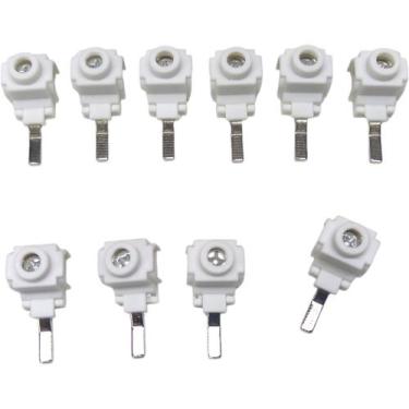 Imagem de Kit 10 Conector Generico Lateral Terminal Saída para Barramento Pente 