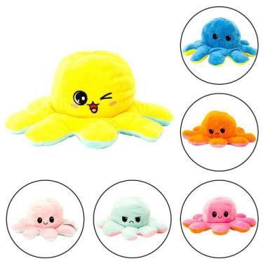 Imagem de Brinquedo para Crianças Polvo do Humor Bravo e Feliz Colorid - BBR Toy