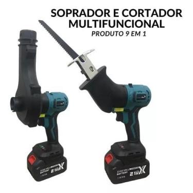 Imagem de Furadeira Parafusadeira Bateria Multifuncional 9 Em 1 - Importway