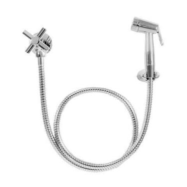 Imagem de Ducha Higiênica Slim Cross com Registro Cromado - Perflex