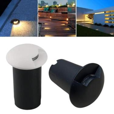 Imagem de 4 Balizadores Embutir 1W Facho De Luz Angular Branco Quente - CBC