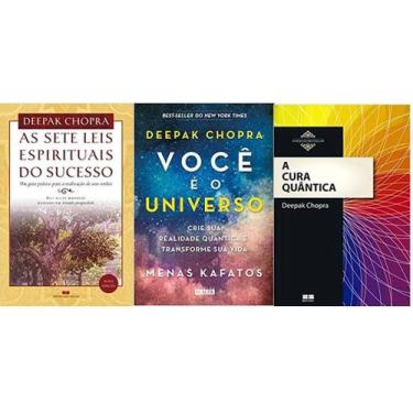Imagem de Kit 3 Livro Deepak Chopra Sete Leis + Você Universo + A Cura