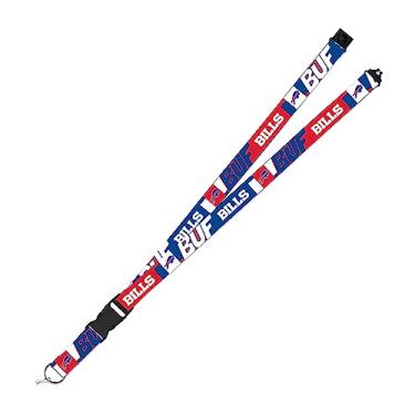 Imagem de Rico Industries NFL Football Buffalo Bills 48 cm x 2,5 cm Cordão de segurança premium unissex para adultos - Flash