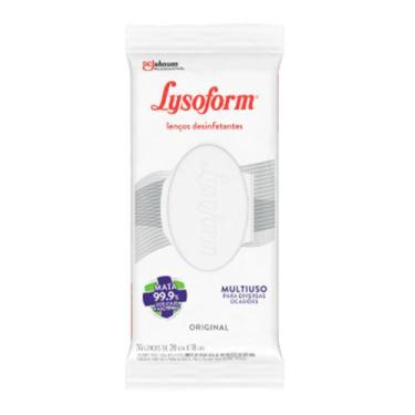 Imagem de Lenço Umedecido Desinfetante Pacote Lysoform 36 unidades