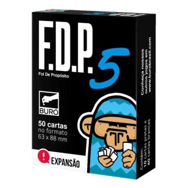 Imagem de FDP: Foi de Propósito 5 O Jogo de Cartas Fdp Expansão - Buró