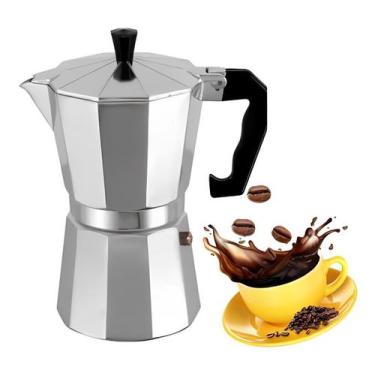 Imagem de Cafeteira Italiana Moka 150ml 3 Xícaras Expresso S/ Filtro - ZEM