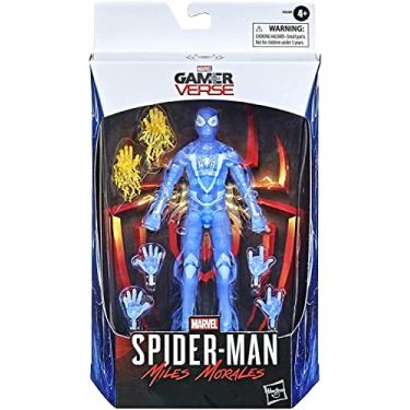 Imagem de Hasbro Boneco do Homem-Aranha Miles Morales Marvel Gamerverse 15 cm da Marvel, exclusivo
