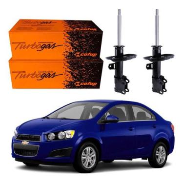 Imagem de Par Amortecedor Dianteiro Sonic Sedan 1.6 2012 A 2014 - Cofap