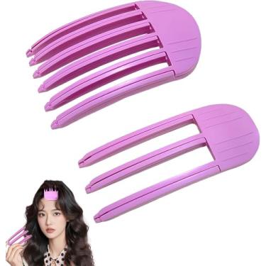 Imagem de Grampos de elevação de raiz de cabelo sem vestígios, pente modelador de vento, clipe de levantamento de franja, ferramenta de cabelo fofo, adequado para cabelos longos e curtos para criar facilmente