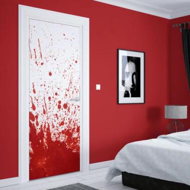 Imagem de Adesivo de Porta Tinta Vermelha - Império da Impressão, P - 70cm x 210