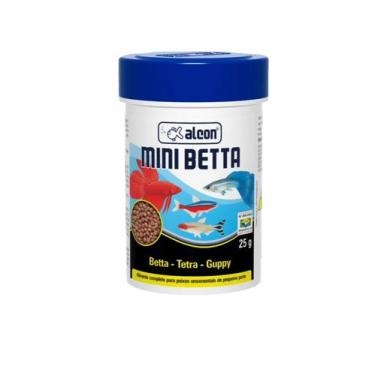Imagem de Ração Mini Betta 25g Alcon Peixes Ornamentais de Pequeno Porte
